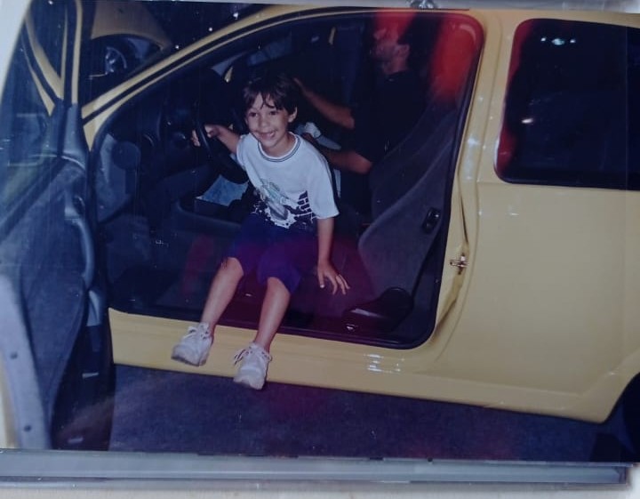 Guilherme Viana quando era criança